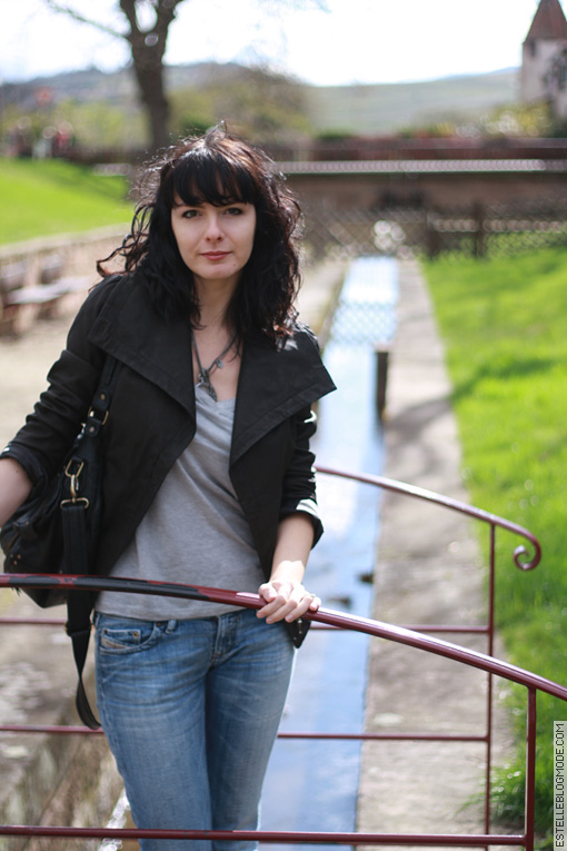 blouson_cuir_miss_selfridge blouson cuir miss selfridge Denim & tee