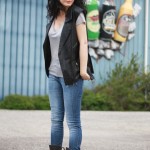 Vintage leather and beer !
