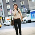 Cropped tee sur Water street