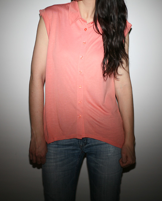 chemise_corail chemise corail Vide dressing