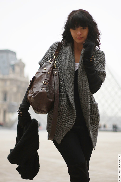 gros gilet hiver femme